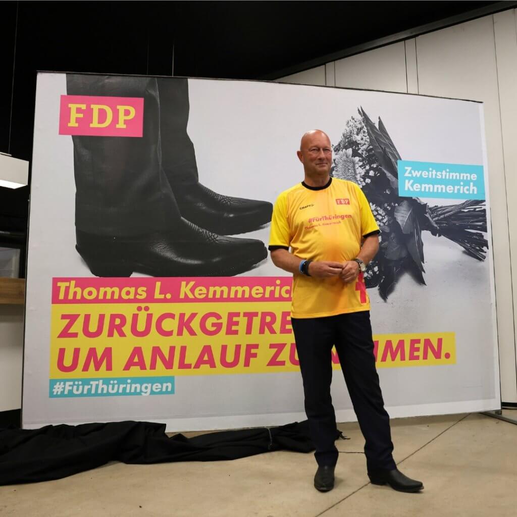 03.07.2024 - Großplakate der FDP werden thüringenweit aufgestellt.